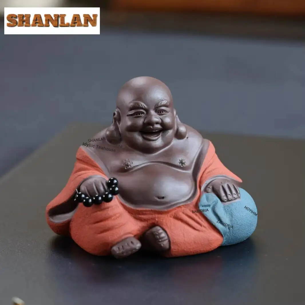 Purple Clay Maitreya Buddha Tea Pet Ancient Fish Tank Landscaping Tea Figurine Play Toys Tea Statue Ornaments Collection Gifts
Purple Clay Maitreya Buddha Tea Pet Ancient Fish Tank Landscaping Tea Figurine Play Toys Tea Statue Ornaments Collection Gifts