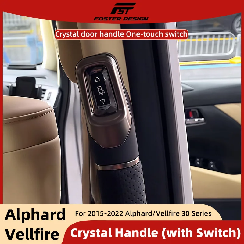 Car Crystal Center Door Handle For Toyota Alphard Vellfire 30 Series Crystal Door Handle with Switch Button Accessories
Car Crystal Center Door Handle For Toyota Alphard Vellfire 30 Series Crystal Door Handle with Switch Button Accessories