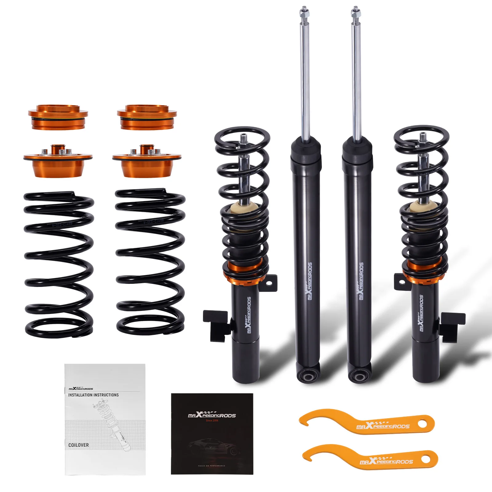 Lowering 0-25mm Front And Rear Shock Absorber Coilover Struts For Ford Focus Mk2 2.5 ST FWD Hatchback Daily Use
Lowering 0-25mm Front And Rear Shock Absorber Coilover Struts For Ford Focus Mk2 2.5 ST FWD Hatchback Daily Use