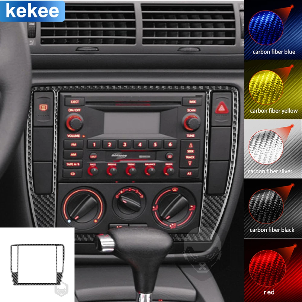 For VW Volkswagen Passat B5 2001-2005 Center Dashbaord AC Frame Cover Soft Real Carbon Fiber Sticker Car Interior Accessorie
For VW Volkswagen Passat B5 2001-2005 Center Dashbaord AC Frame Cover Soft Real Carbon Fiber Sticker Car Interior Accessorie
