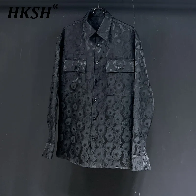 HKSH Men Tide Punk Y2K Original Design Shirts 2025 New Dark Jacquard Lapel Loose Casual Long Sleeve Shirt Chic Niche Tops HK4594
HKSH Men Tide Punk Y2K Original Design Shirts 2025 New Dark Jacquard Lapel Loose Casual Long Sleeve Shirt Chic Niche Tops HK4594