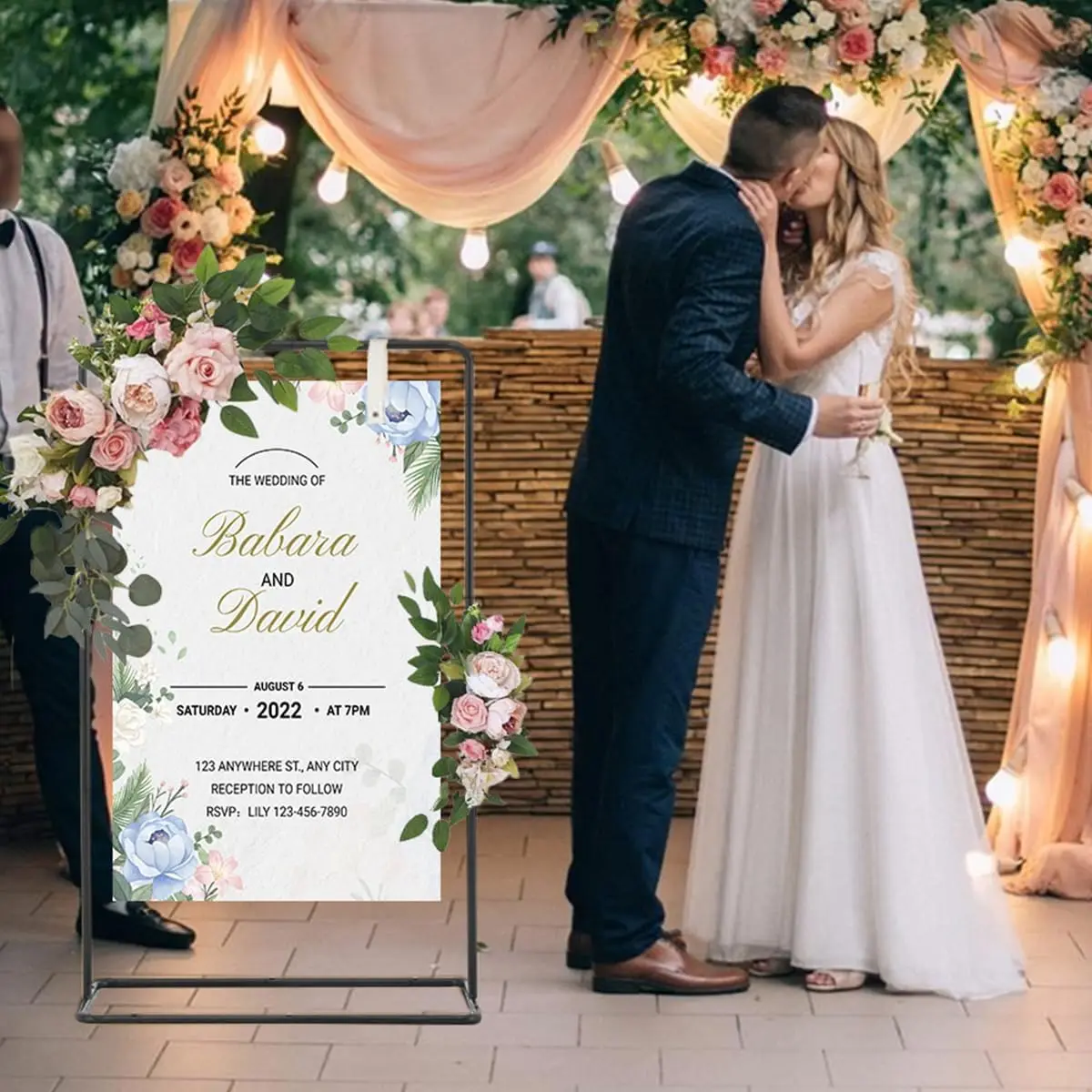 69inch Wedding Sign Holder for Welcome to Our Wedding Sign Stand for Event Decor Welcome Sign Stand for Party to Welcome Guest
69inch Wedding Sign Holder for Welcome to Our Wedding Sign Stand for Event Decor Welcome Sign Stand for Party to Welcome Guest