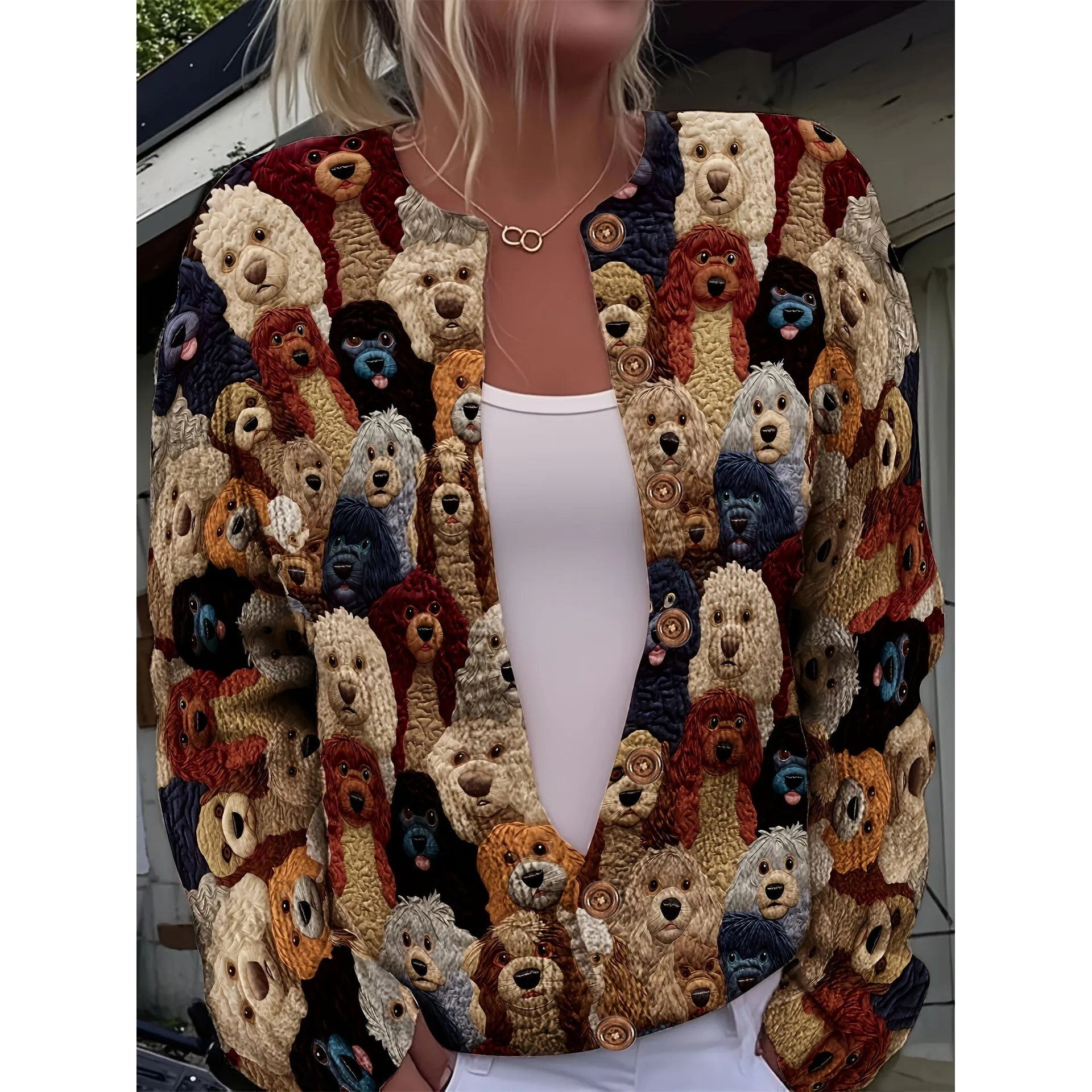 Skull Ribbon Print Hoodie Women's Cross-Border Crew Neck Sweatshirt Resistant to Deformation Spring 2026 Animal Pattern
Skull Ribbon Print Hoodie Women's Cross-Border Crew Neck Sweatshirt Resistant to Deformation Spring 2026 Animal Pattern