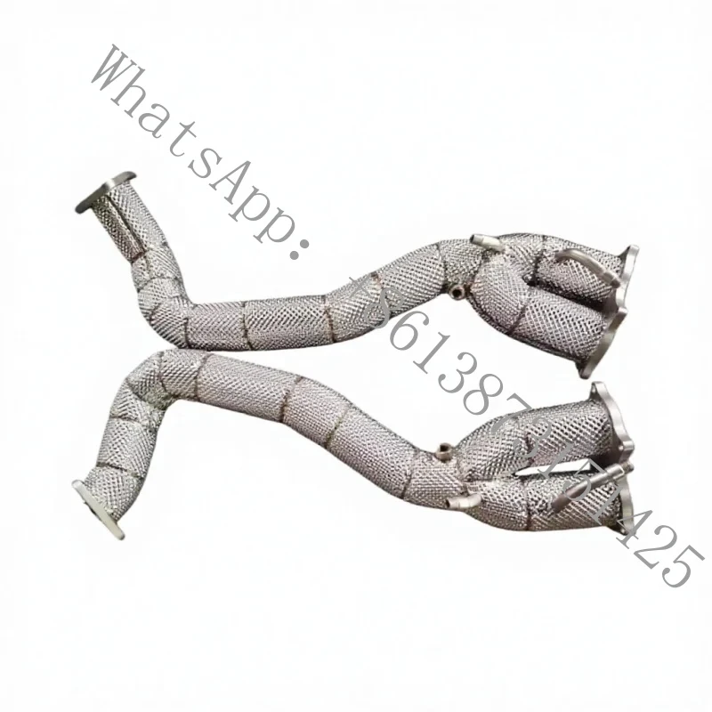 With Heat-insulating Catalytic Converter 718 GT4/GTS 4.0 2022 High-flow Exhaust Downpipe Power Upgrade
With Heat-insulating Catalytic Converter 718 GT4/GTS 4.0 2022 High-flow Exhaust Downpipe Power Upgrade