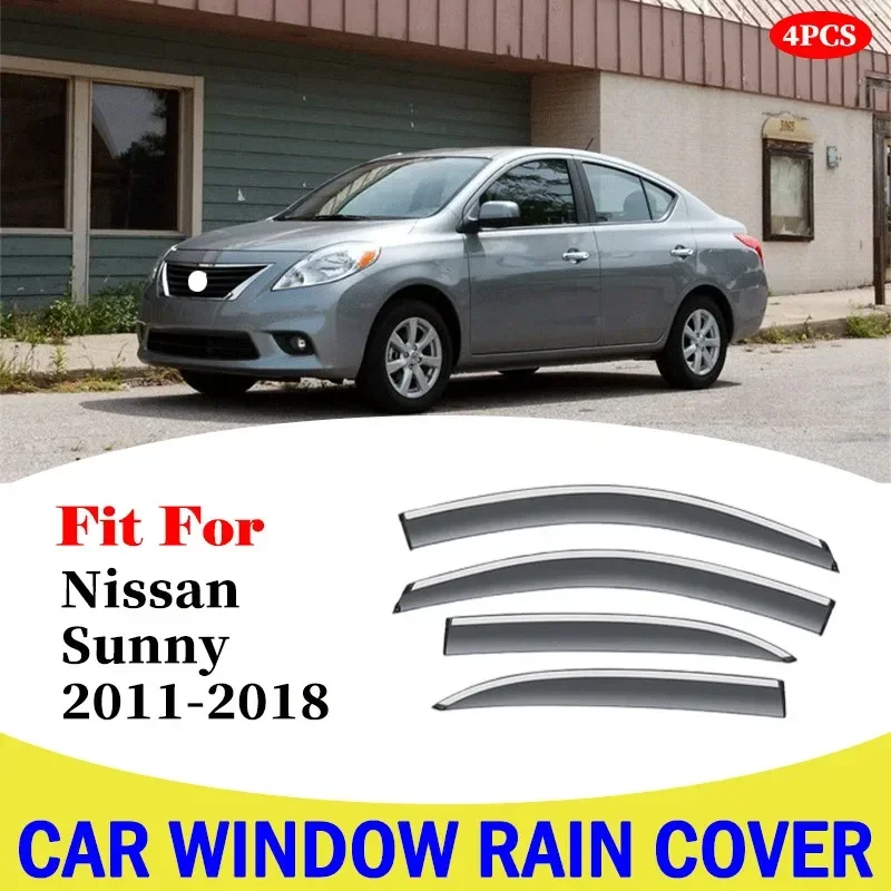 For Nissan Sunny 2011-2018 Window Sun Rain Visor Wind Deflectors Guard Shield Weathershields awning cover accessories car auto
For Nissan Sunny 2011-2018 Window Sun Rain Visor Wind Deflectors Guard Shield Weathershields awning cover accessories car auto