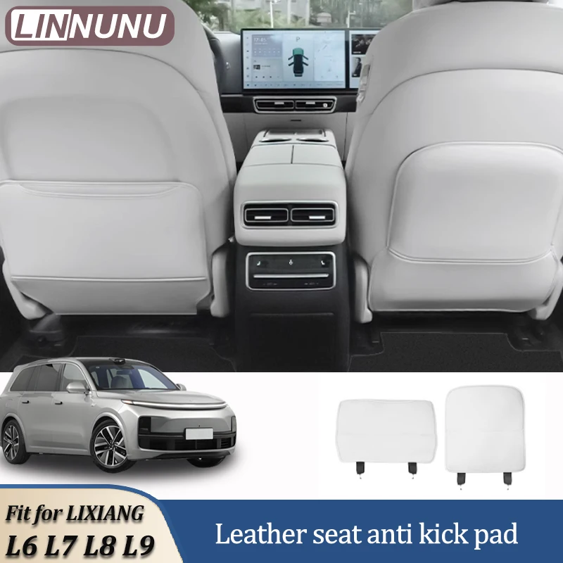 Linnunu Fit for Lixiang L6 L7 L8 L9 Car Decoration Supplies Seat Rear Anti-Kick Pad Seat Back Protective Pad Anti-Scratch, Dirt-Resistant and Wear-Resistant Second Row Seat Anti-Kick Pad Leather Seat Anti-Kick Pad
Linnunu Fit for Lixiang L6 L7 L8 L9 Car Decoration Supplies Seat Rear Anti-Kick Pad Seat Back Protective Pad Anti-Scratch, Dirt-Resistant and Wear-Resistant Second Row Seat Anti-Kick Pad Leather Seat Anti-Kick Pad
