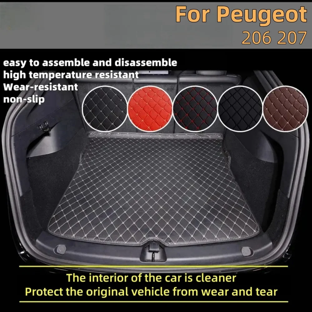 Коврик в багажник автомобиля для Peugeot 206 207 2008 2014-2022, кожаные противоскользящие коврики в багажник автомобиля, коврики, аксессуары для салона автомобиля
Коврик в багажник автомобиля для Peugeot 206 207 2008 2014-2022, кожаные противоскользящие коврики в багажник автомобиля, коврики, аксессуары для салона автомобиля