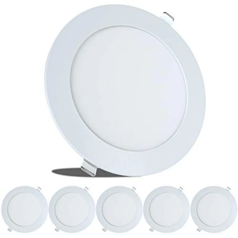 5 Pack Leisure LED RV Boat Recessed Ceiling Light 720 Lumen Super Slim LED Panel Light DC 12V 5.75" 9W Full Aluminum Downlights
5 Pack Leisure LED RV Boat Recessed Ceiling Light 720 Lumen Super Slim LED Panel Light DC 12V 5.75" 9W Full Aluminum Downlights