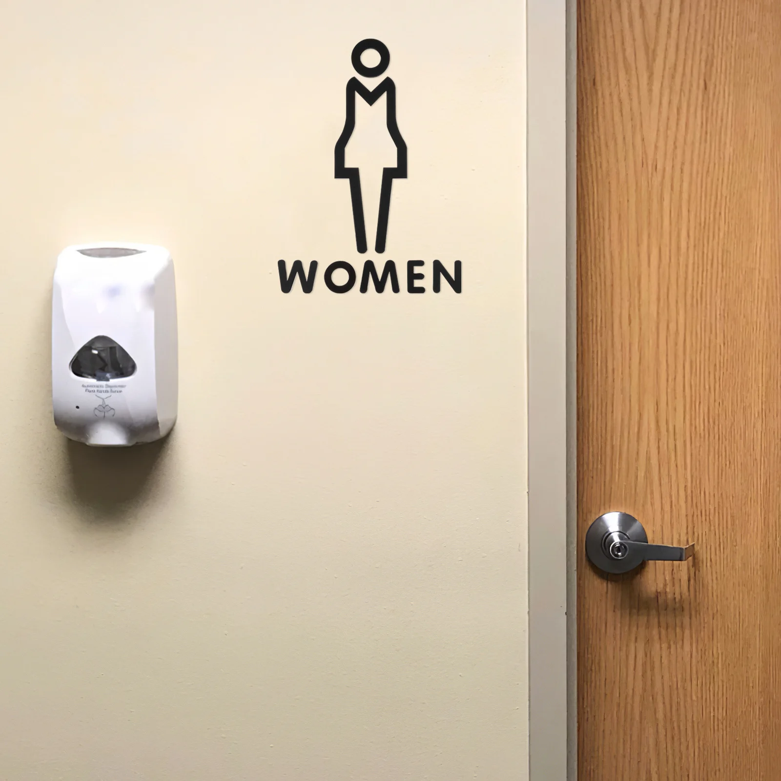 2 pcs Bathroom Signs Kit Acrylic Toilet Door Stickers Self-Adhesive For Office Hotel Restaurant Home School Restroom 
2 pcs Bathroom Signs Kit Acrylic Toilet Door Stickers Self-Adhesive For Office Hotel Restaurant Home School Restroom