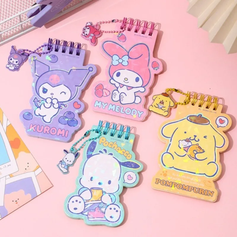 60 страниц Sanrios мини-записная книжка Kuromi Melody мультфильм аниме портативная записная книжка школьные канцелярские принадлежности студенческий цветной брелок подарок
60 страниц Sanrios мини-записная книжка Kuromi Melody мультфильм аниме портативная записная книжка школьные канцелярские принадлежности студенческий цветной брелок подарок