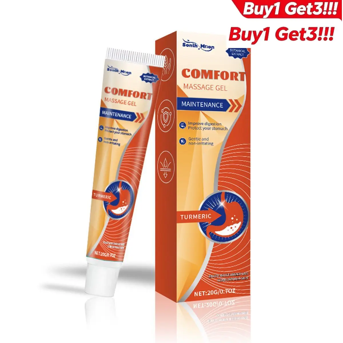 Buy 1 Get 3 Turmeric Massage Gel Warm Soothing Abdomen & Body Care External Use
Buy 1 Get 3 Turmeric Massage Gel Warm Soothing Abdomen & Body Care External Use