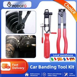 Podofo Car Banding Hand Tool Kit for Exhaust Pipe Fuel Filter Hand Installer Tool Durable Multi-Function CV Joint Boot Podofo Car Banding Hand Tool Kit for Exhaust Pipe Fuel Filter Hand Installer Tool Durable Multi-Function CV Joint Boot
