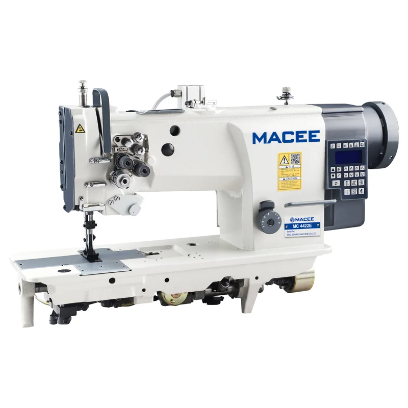 MACEE MC 4420E Double Needle Flat-Bed Lock Stitch Iron Motor Industrial Automaticline Cutting and Sewing Machine
MACEE MC 4420E Double Needle Flat-Bed Lock Stitch Iron Motor Industrial Automaticline Cutting and Sewing Machine