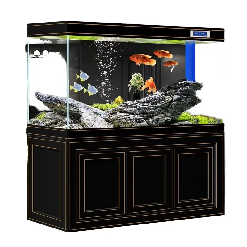 Fish Tank Living Room Home Super-clear Glass Medium and Large Aquarium Bottom Filter Ecological Dragon Fish Tank Office
Fish Tank Living Room Home Super-clear Glass Medium and Large Aquarium Bottom Filter Ecological Dragon Fish Tank Office