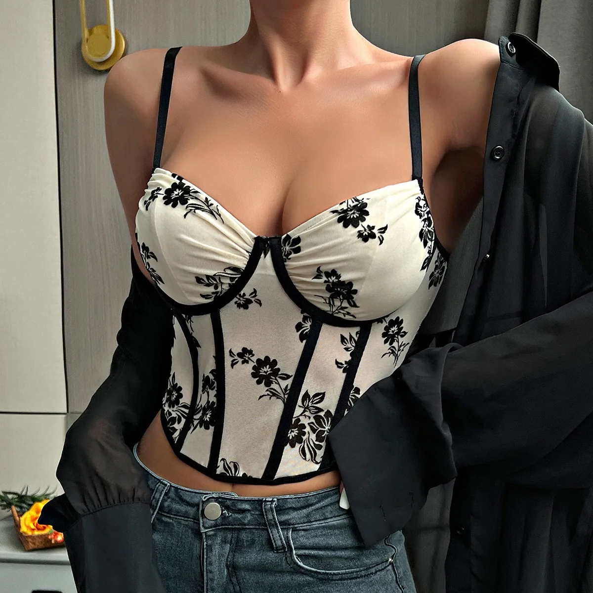 New Hot Girl Low-Breasted Underwire Fish Bone Waist Suede Embroidered High-End Sexy Underwear
New Hot Girl Low-Breasted Underwire Fish Bone Waist Suede Embroidered High-End Sexy Underwear