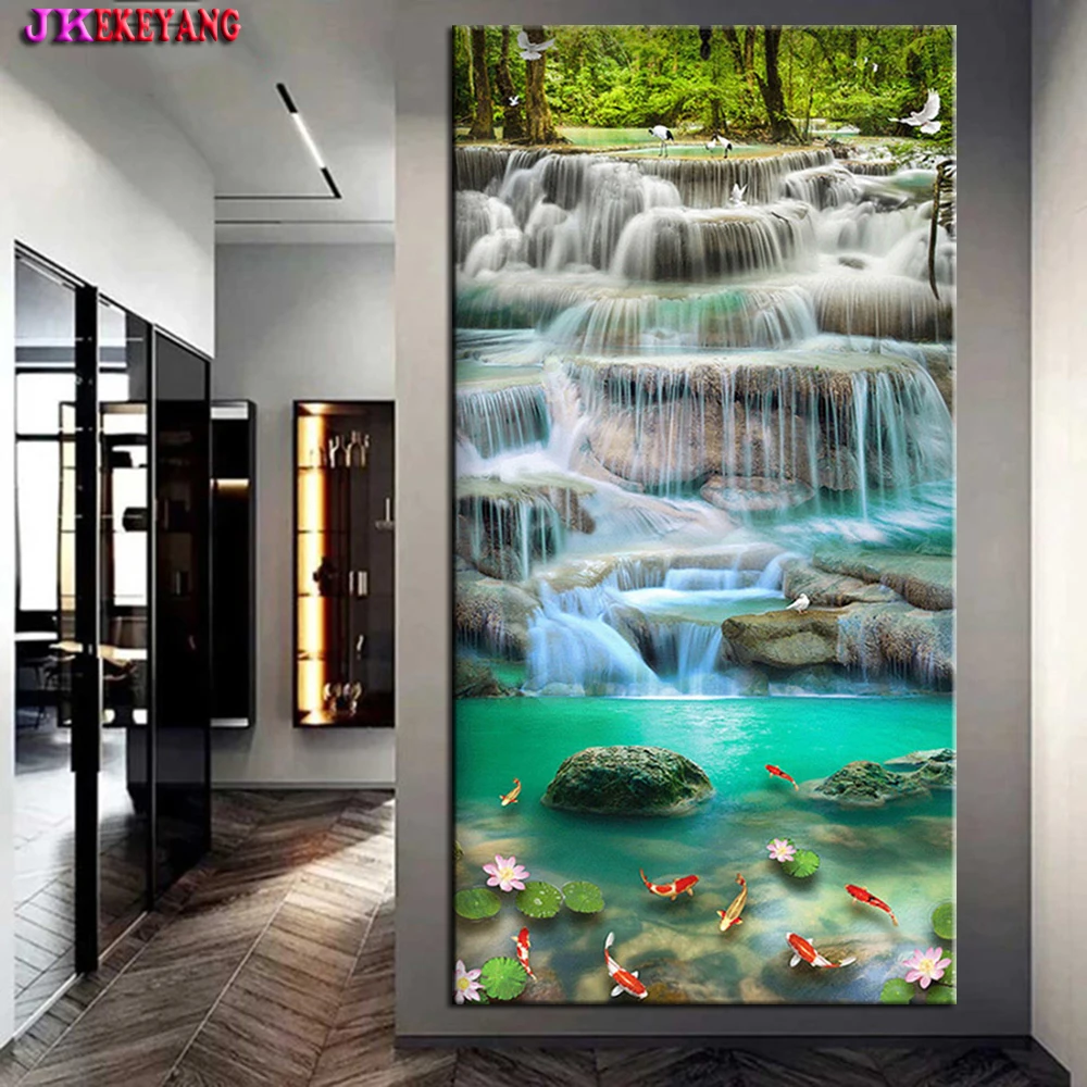 Полный квадратный/круглый дрель 5D DIY Алмазная картина Водопад Алмазная вышивка крестиком Домашний декор Y5252
Полный квадратный/круглый дрель 5D DIY Алмазная картина Водопад Алмазная вышивка крестиком Домашний декор Y5252