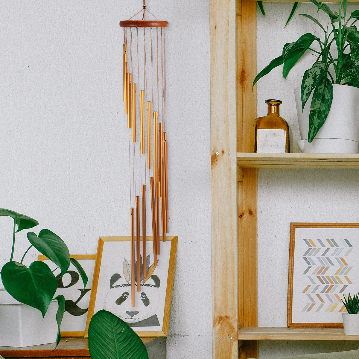 1pc Premium Metal Aluminum Tube Wind Chimes Rotating Decorative Outdoor Garden Hanging Pendant Bells Alloy Decoration Wind Bell
1pc Premium Metal Aluminum Tube Wind Chimes Rotating Decorative Outdoor Garden Hanging Pendant Bells Alloy Decoration Wind Bell