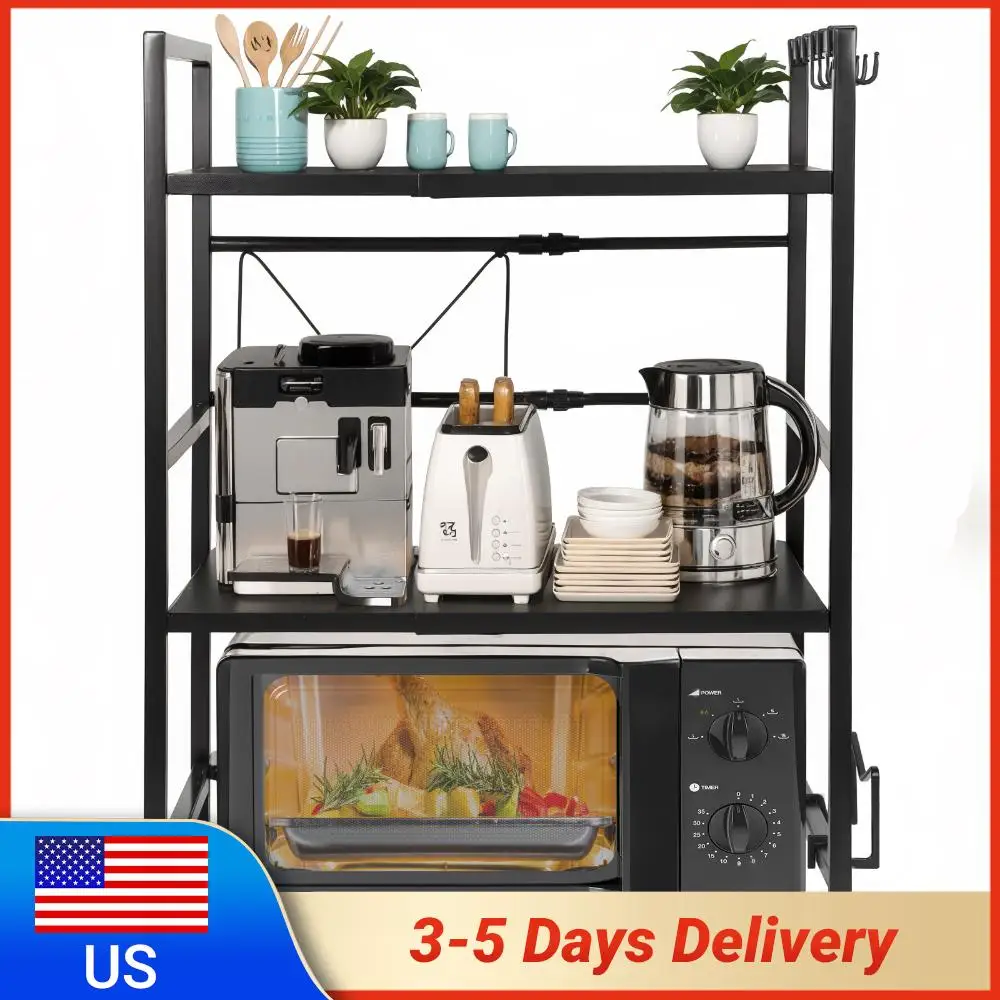 Двухуровневая выдвижная полка для микроволновой печи, органайзер для специй, подставка для кухонной утвари и посуды на столешницу
Двухуровневая выдвижная полка для микроволновой печи, органайзер для специй, подставка для кухонной утвари и посуды на столешницу