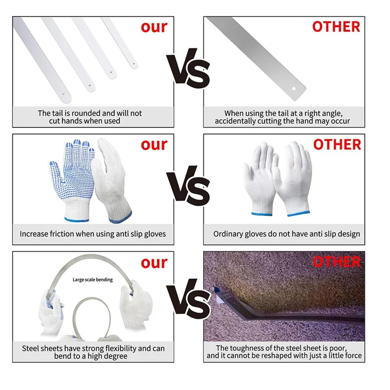 Самый-4 шт. универсальный комплект Easy Jimkit, оснащенный 2 клинями и противоскользящими рабочими перчатками
Самый-4 шт. универсальный комплект Easy Jimkit, оснащенный 2 клинями и противоскользящими рабочими перчатками