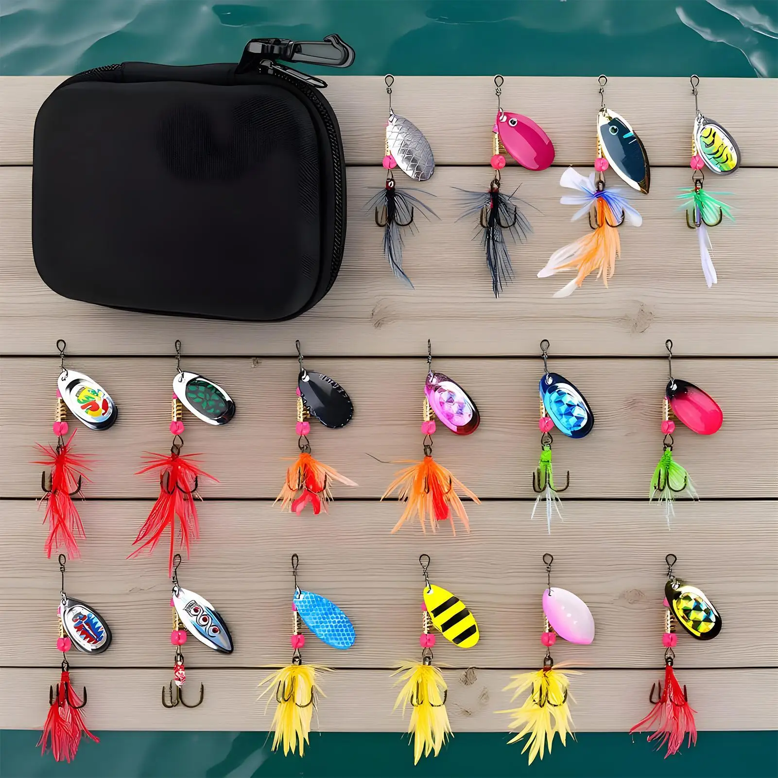 16 шт., набор рыболовных приманок, твердые и мягкие приманки для плавания с острыми крючками для пресноводного, соленого окуня, форели, судака, краппи, подарки
16 шт., набор рыболовных приманок, твердые и мягкие приманки для плавания с острыми крючками для пресноводного, соленого окуня, форели, судака, краппи, подарки