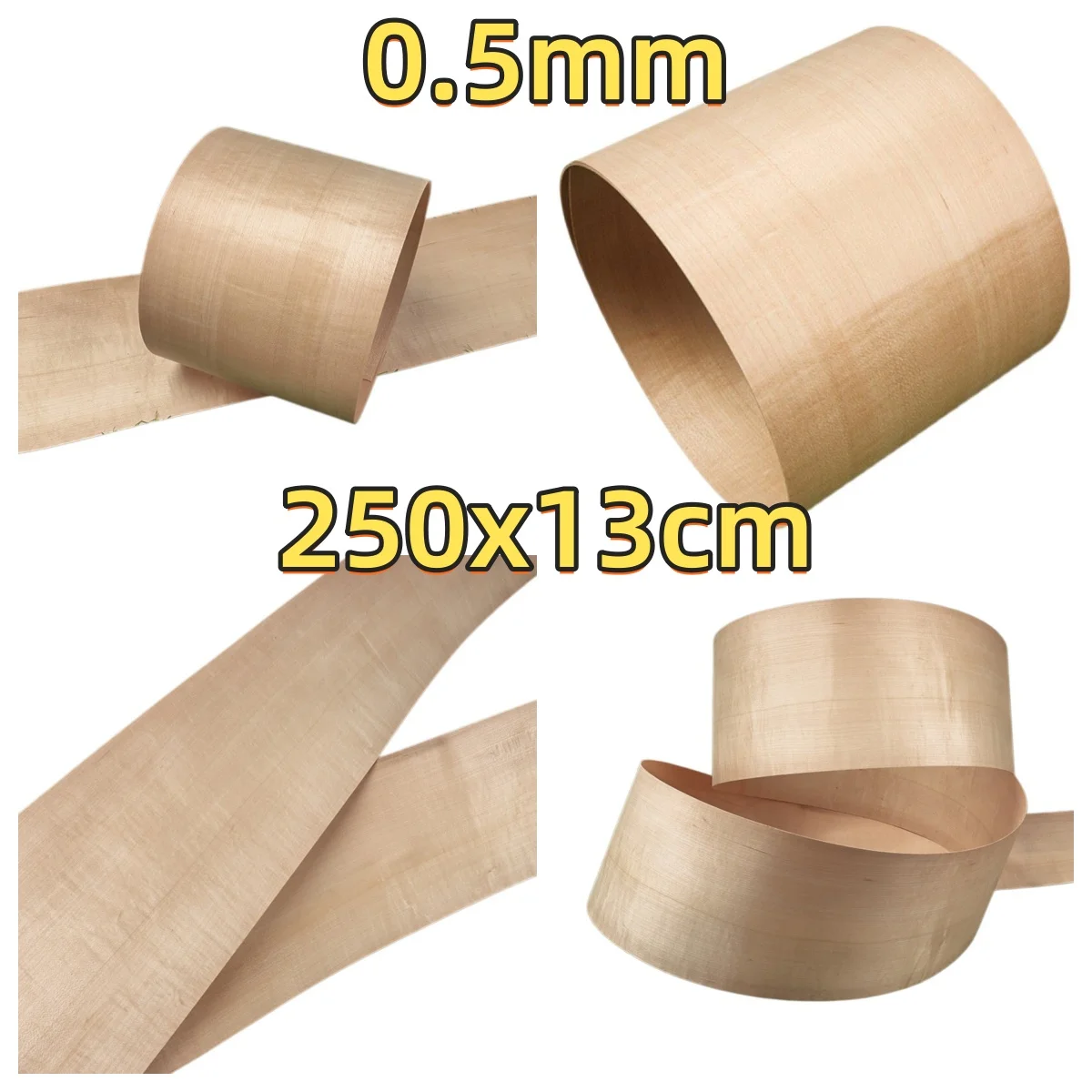 Natural Maple Straight Grain Veneer, 0.5mm, 250x13cm, For Hotel Lobby Wall Decoration & DIY Crafts.
Natural Maple Straight Grain Veneer, 0.5mm, 250x13cm, For Hotel Lobby Wall Decoration & DIY Crafts.