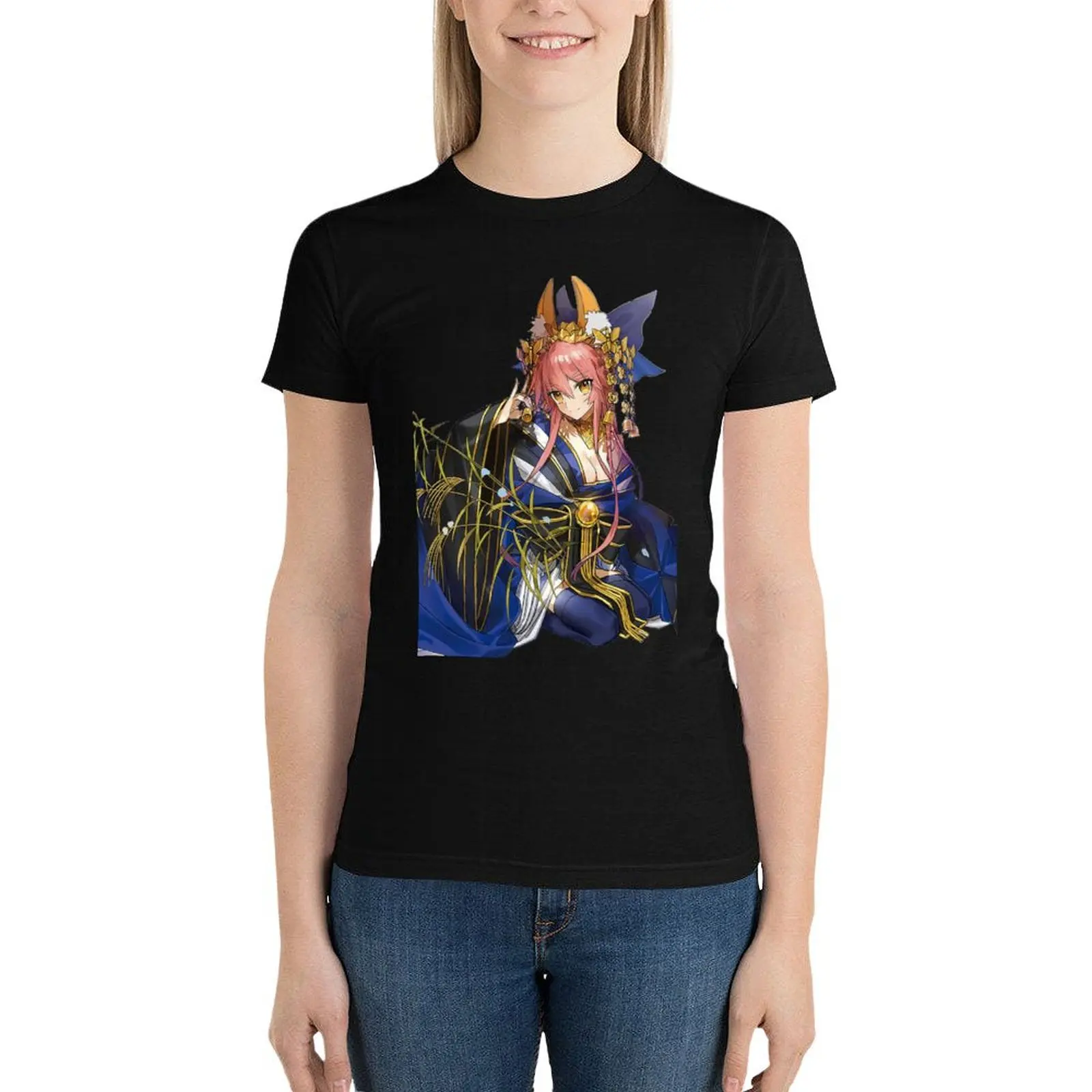 Tamamo No Mae (Stage 4) T-Shirt Female clothing lady clothes Aesthetic clothing cute tops Women clothes
Tamamo No Mae (Stage 4) T-Shirt Female clothing lady clothes Aesthetic clothing cute tops Women clothes