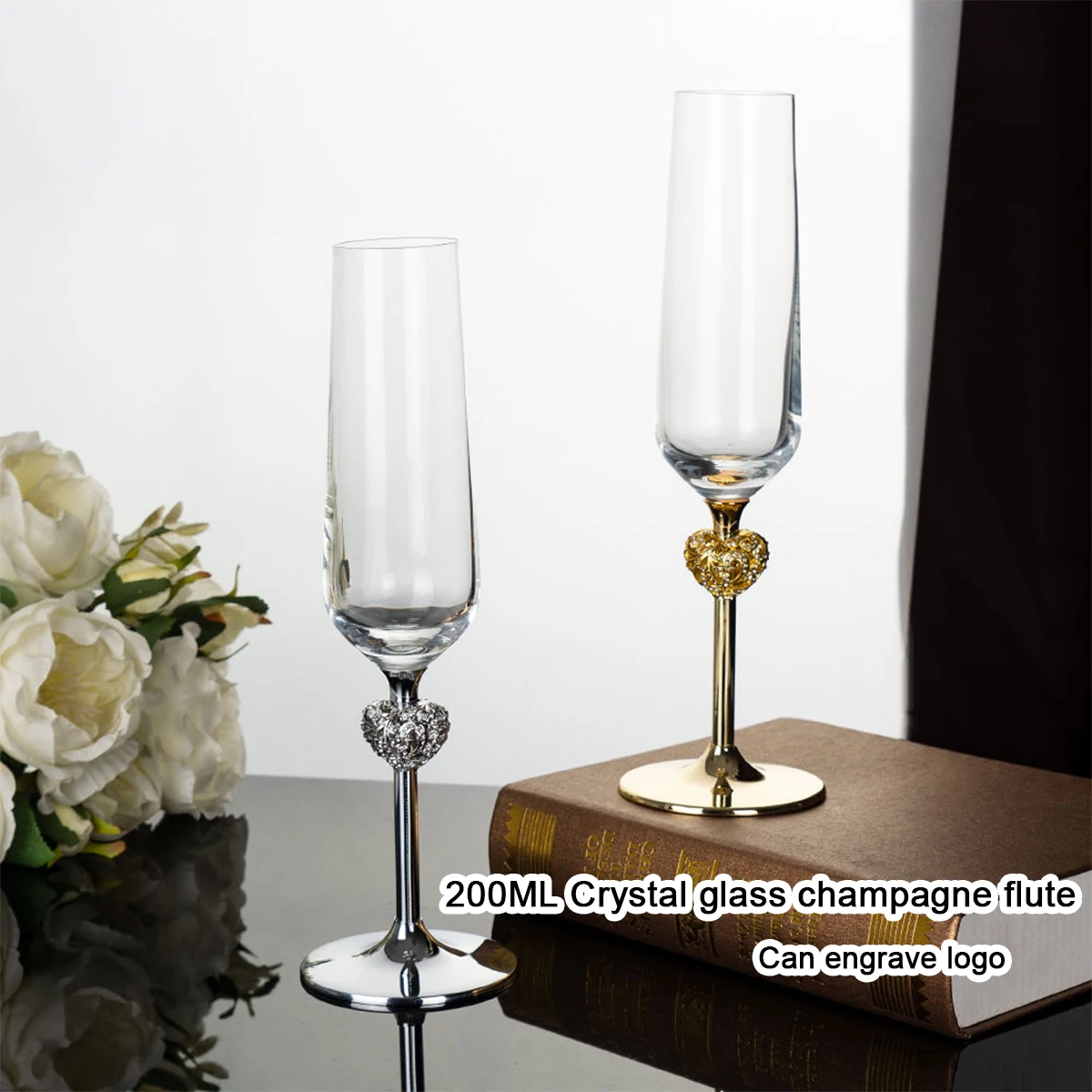 (Can Engrave Logo) 210ML Electroplated Household Crystal Glass Champagne Goblet, Wedding Cup, White Wine Glass
(Can Engrave Logo) 210ML Electroplated Household Crystal Glass Champagne Goblet, Wedding Cup, White Wine Glass