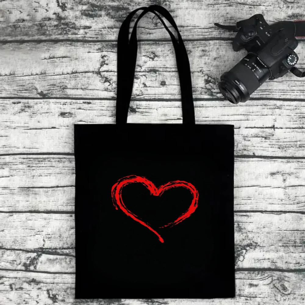 Red Brushstroke Heart Canvas Tote Bag, Bold Minimalist Love Print Shoulder Bag for Valentine's Day and Everyday Style
Red Brushstroke Heart Canvas Tote Bag, Bold Minimalist Love Print Shoulder Bag for Valentine's Day and Everyday Style