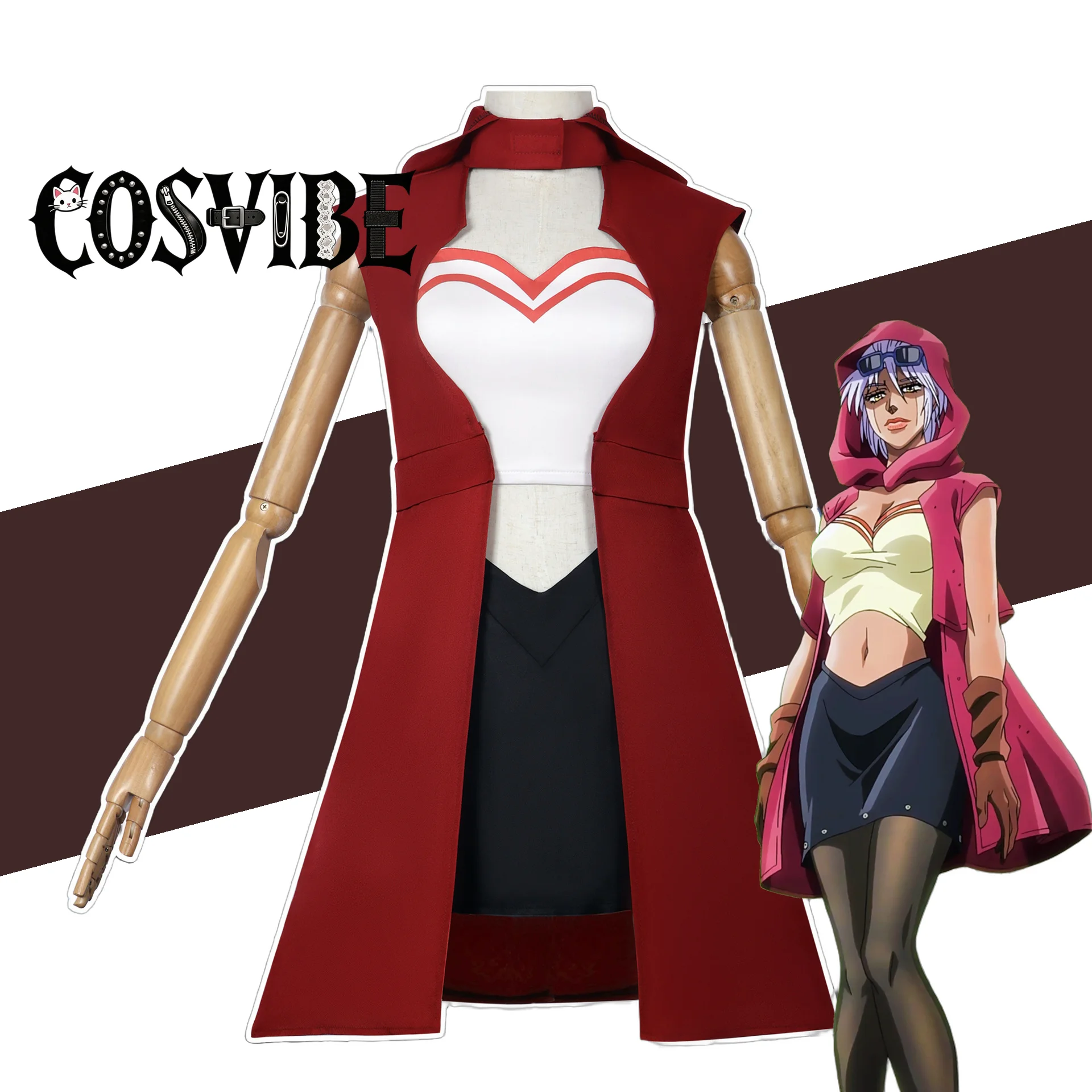 Anime Magnetic Woman Cosplay Costume - Top Skirt Cloak Gloves Roleplay Fantasia Halloween Carnival Suit
Anime Magnetic Woman Cosplay Costume - Top Skirt Cloak Gloves Roleplay Fantasia Halloween Carnival Suit