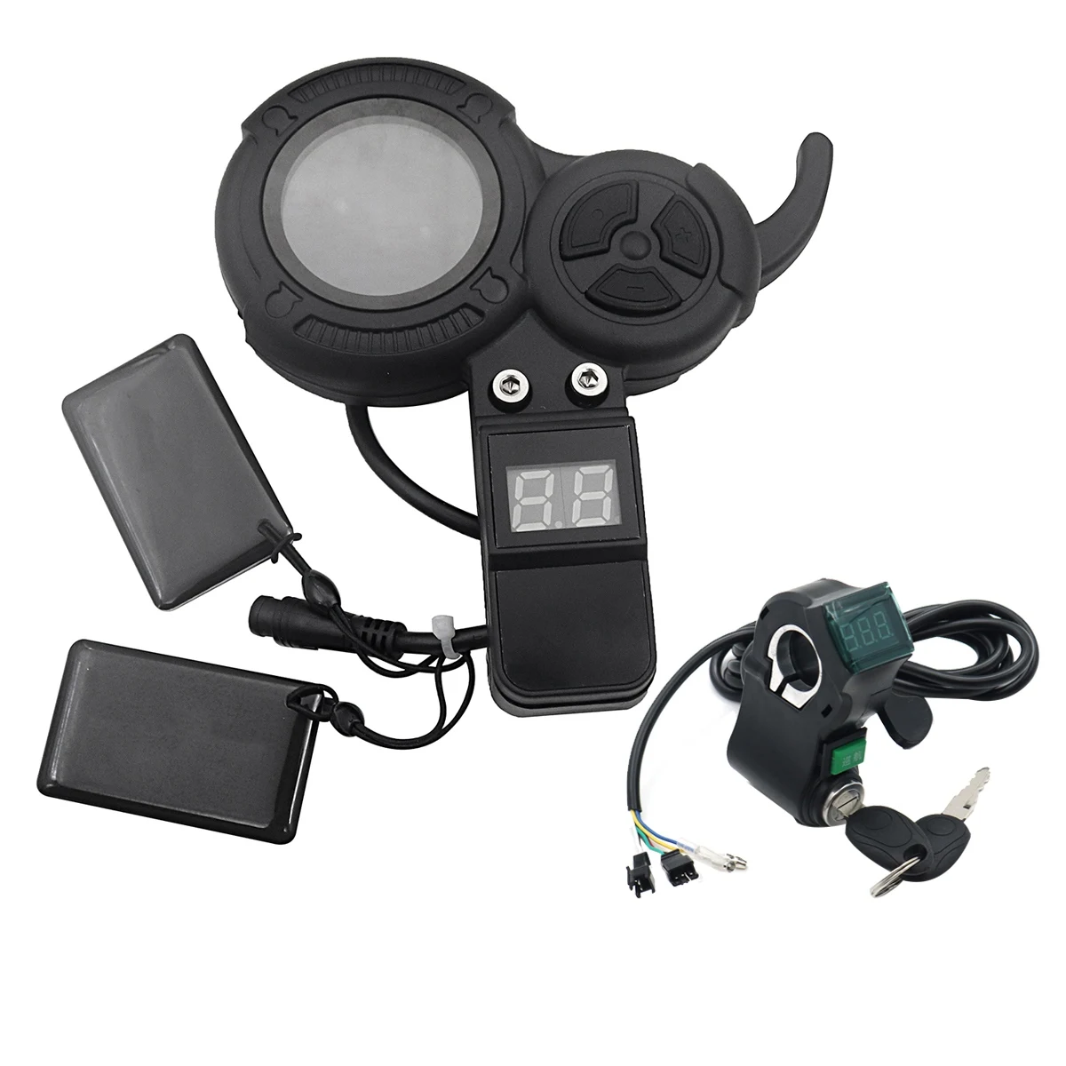 E-Scooter LCD Display Throttle+Lgnition Lock Key with Cruise NFC Card for VSETT 8 8+ 9 9+ for ZERO 8 9 10 8X 10X Z8 PRO
E-Scooter LCD Display Throttle+Lgnition Lock Key with Cruise NFC Card for VSETT 8 8+ 9 9+ for ZERO 8 9 10 8X 10X Z8 PRO