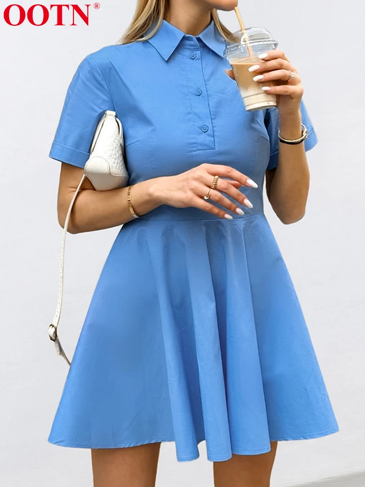 Модное женское платье OOTN, синие платья с коротким рукавом и отложным воротником, женское повседневное уличное элегантное офисное платье-трапеция на лето 2024
Модное женское платье OOTN, синие платья с коротким рукавом и отложным воротником, женское повседневное уличное элегантное офисное платье-трапеция на лето 2024