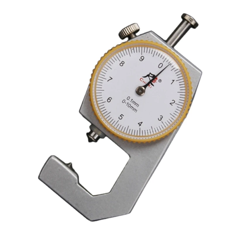0 to 10mm Thickness Gauge Flat for Head Thickness Tester Dial for Metal Sheet Cloth Measuring Accuracy 0.1mm Durable
0 to 10mm Thickness Gauge Flat for Head Thickness Tester Dial for Metal Sheet Cloth Measuring Accuracy 0.1mm Durable