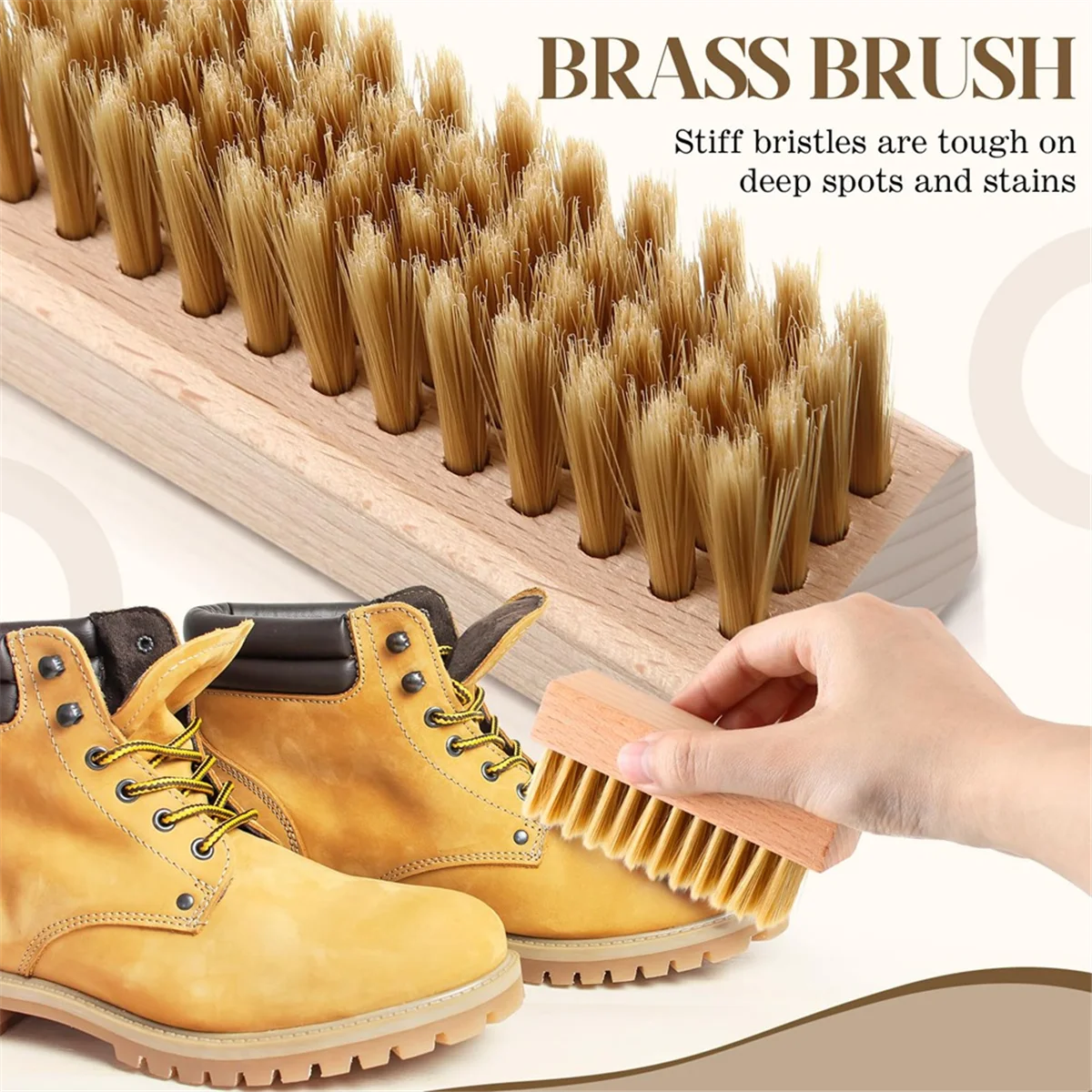 AA25 5 Piece Suede and Nubuck Cleaning Kit with Brass & Nylon Brushes, 2 Suede Eraser, Microfiber Towel for Shoes, Boots,Bags
AA25 5 Piece Suede and Nubuck Cleaning Kit with Brass & Nylon Brushes, 2 Suede Eraser, Microfiber Towel for Shoes, Boots,Bags