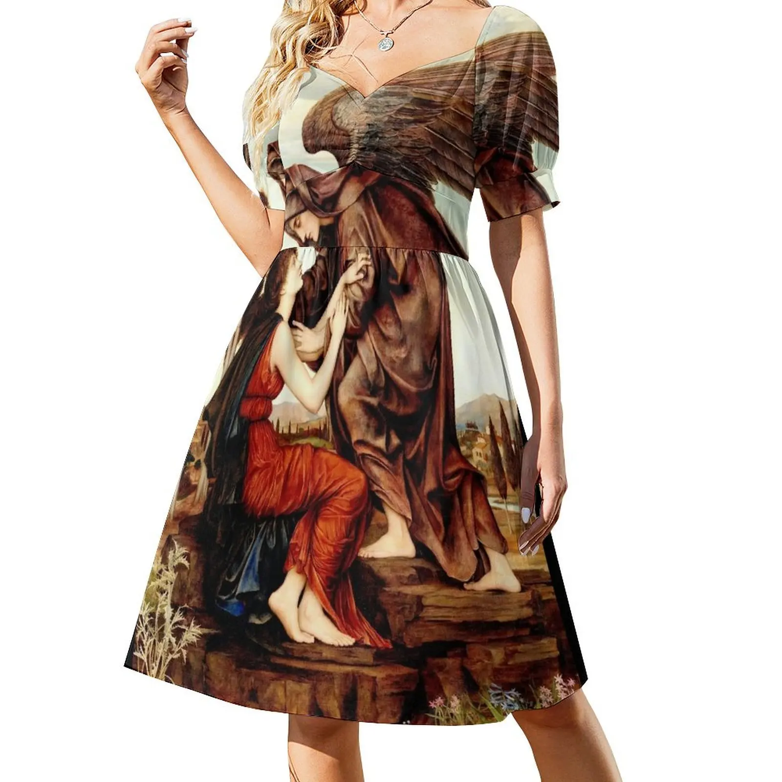 Angel of Death by Evelyn De Morgan Short-Sleeved Dress loose summer dress Women's summer suit prom dresses summer dress
Angel of Death by Evelyn De Morgan Short-Sleeved Dress loose summer dress Women's summer suit prom dresses summer dress