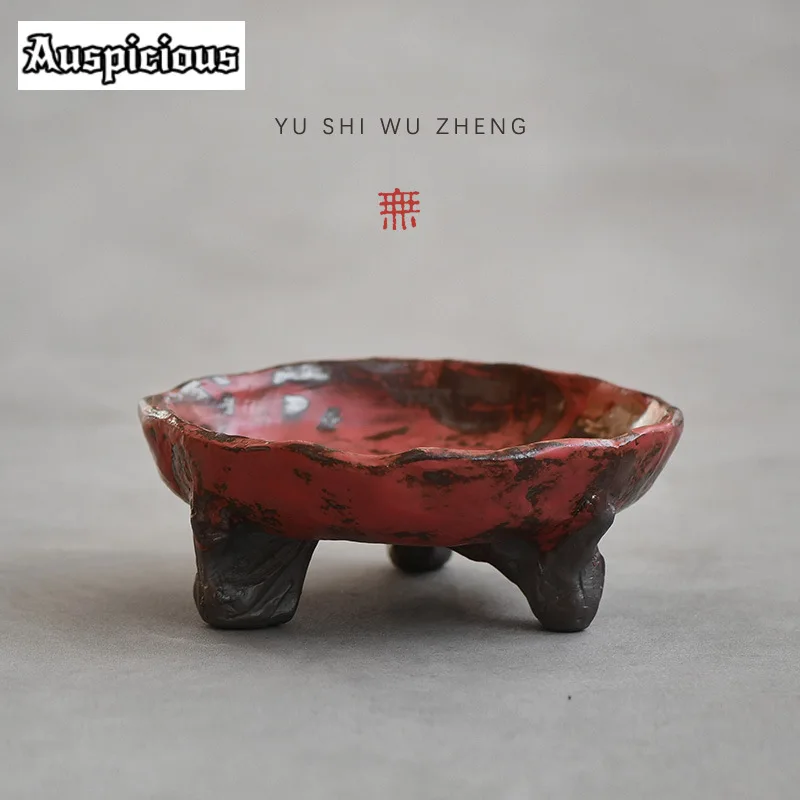 Japanese Powder Yin Red Makeup Pot Bearing Holder Handmade Coarse Pottery Tripod Plate Small Fruit Plates Dishes Teaware Utensil
Japanese Powder Yin Red Makeup Pot Bearing Holder Handmade Coarse Pottery Tripod Plate Small Fruit Plates Dishes Teaware Utensil