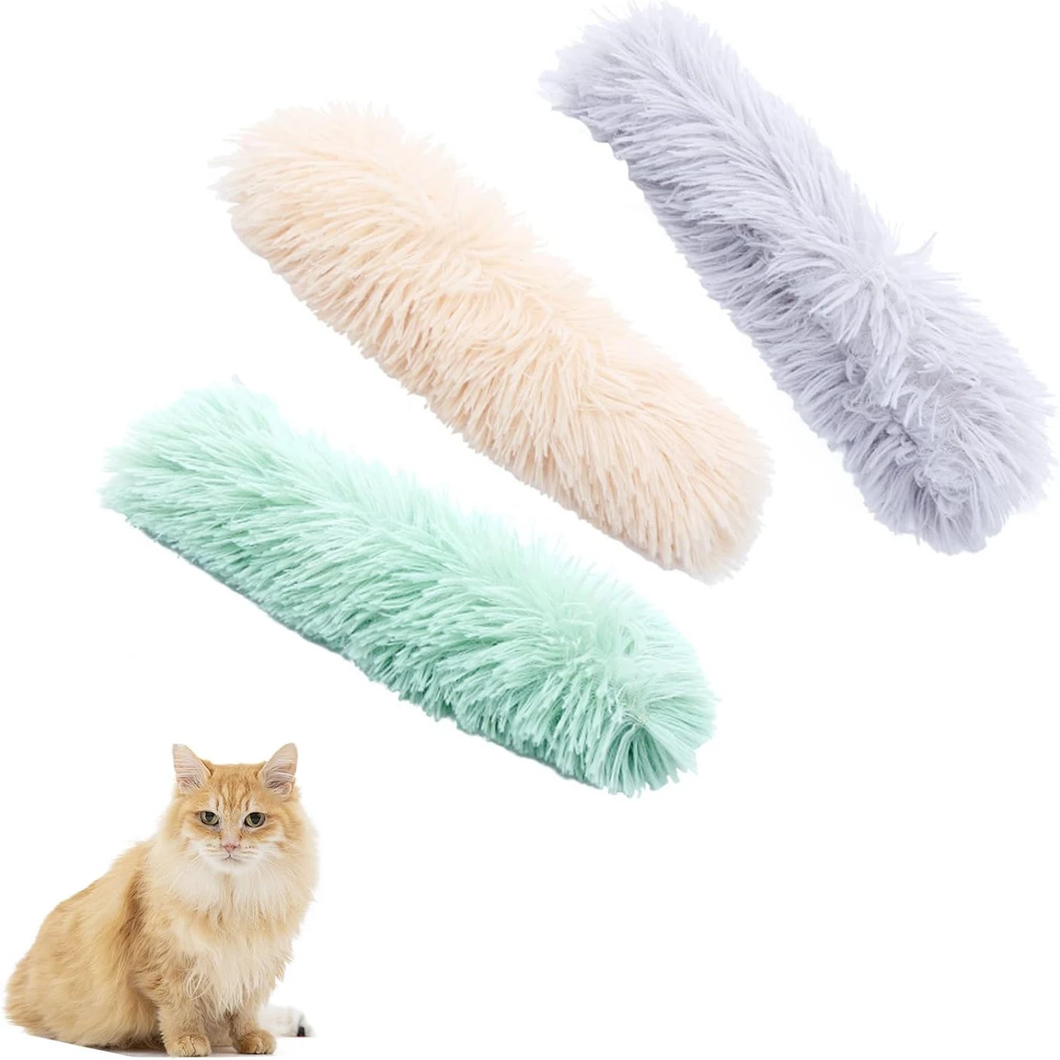 3 Pack Cat Kicker Toys with Sound Paper, Catnip Pillow Toys,Durable Indoor Kick Stick, Interactive Cat Toys for Cat, Puppy, Pl
3 Pack Cat Kicker Toys with Sound Paper, Catnip Pillow Toys,Durable Indoor Kick Stick, Interactive Cat Toys for Cat, Puppy, Pl
