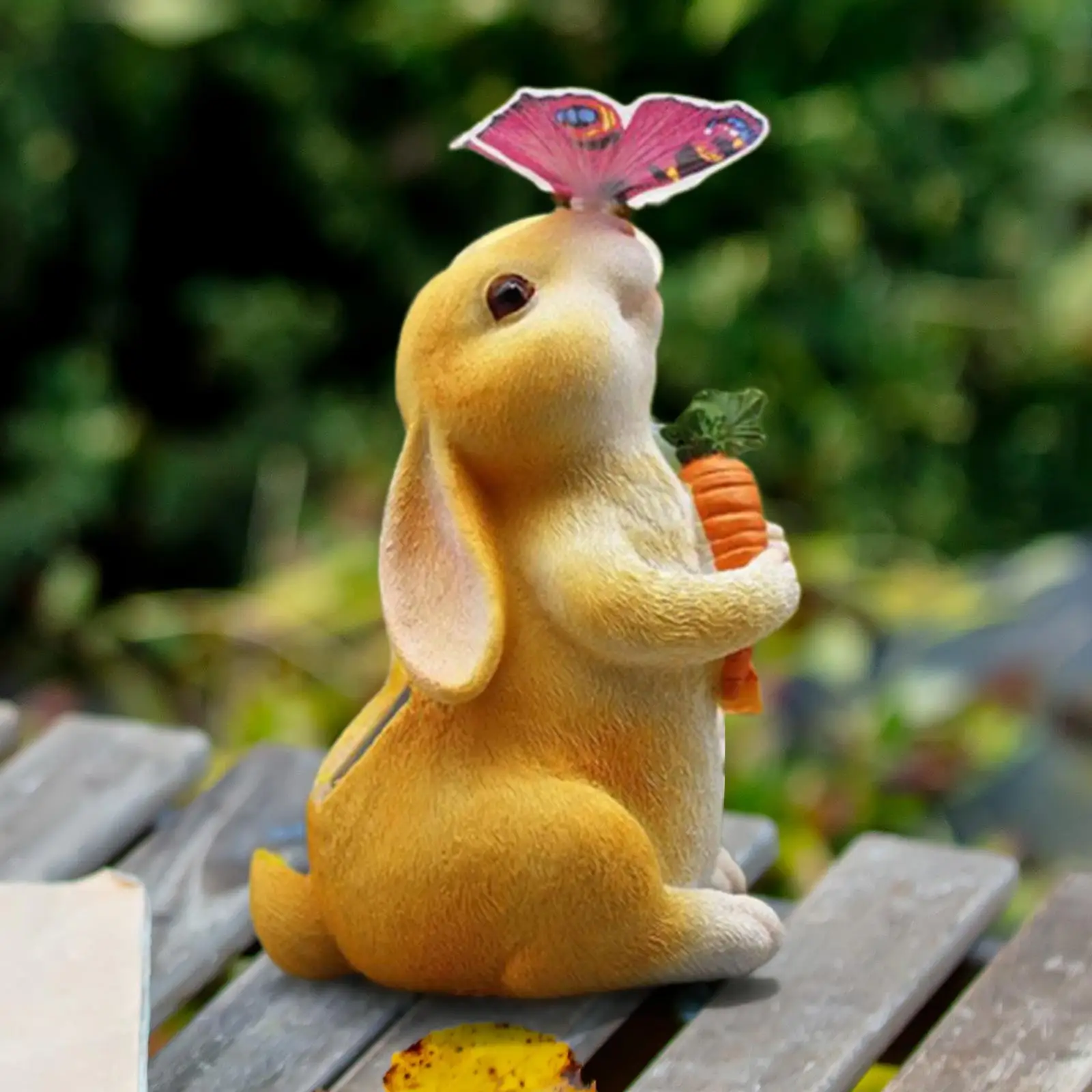 Garden Rabbit Statue Butterfly Solar Light Rabbit Sculpture for Backyard
Garden Rabbit Statue Butterfly Solar Light Rabbit Sculpture for Backyard
