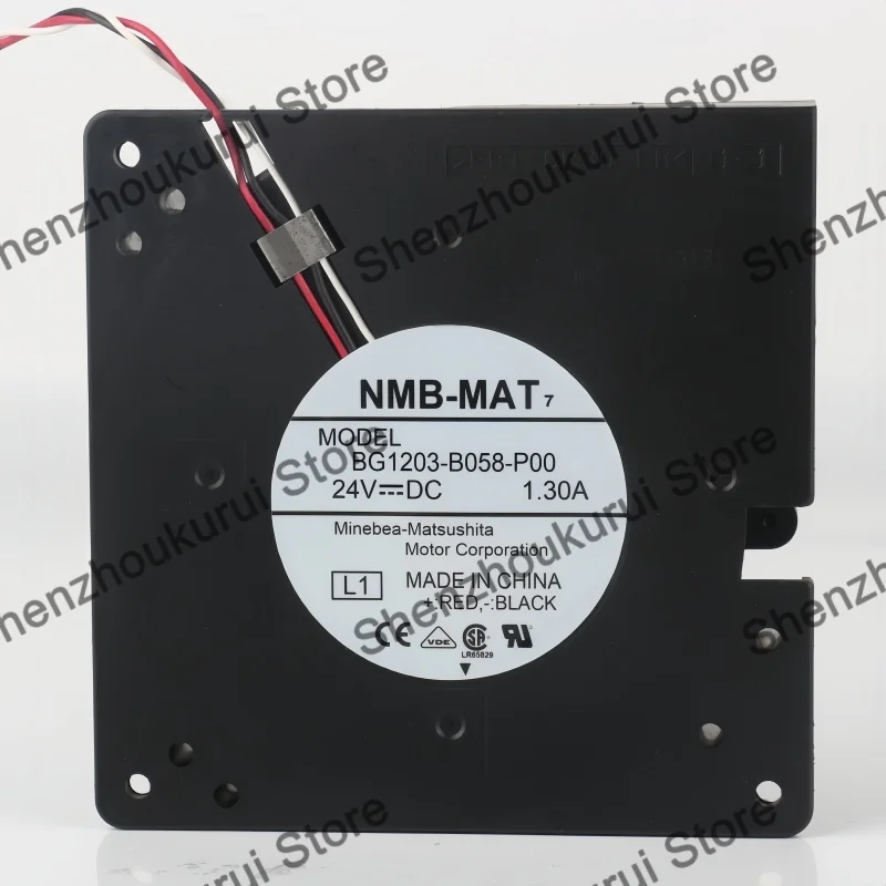 High air volume NMB DC 24V 1.30A 12032 turbine frequency converter 12CM BG1203-B058-P00 cooling fan
High air volume NMB DC 24V 1.30A 12032 turbine frequency converter 12CM BG1203-B058-P00 cooling fan