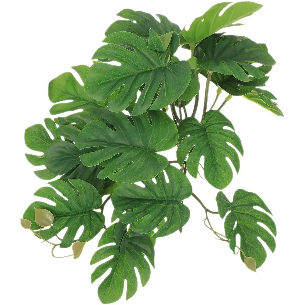 Artificial Hanging Plants Decorations Terrarium Container Reptile Plastic Hideouts Vine Tank
Artificial Hanging Plants Decorations Terrarium Container Reptile Plastic Hideouts Vine Tank