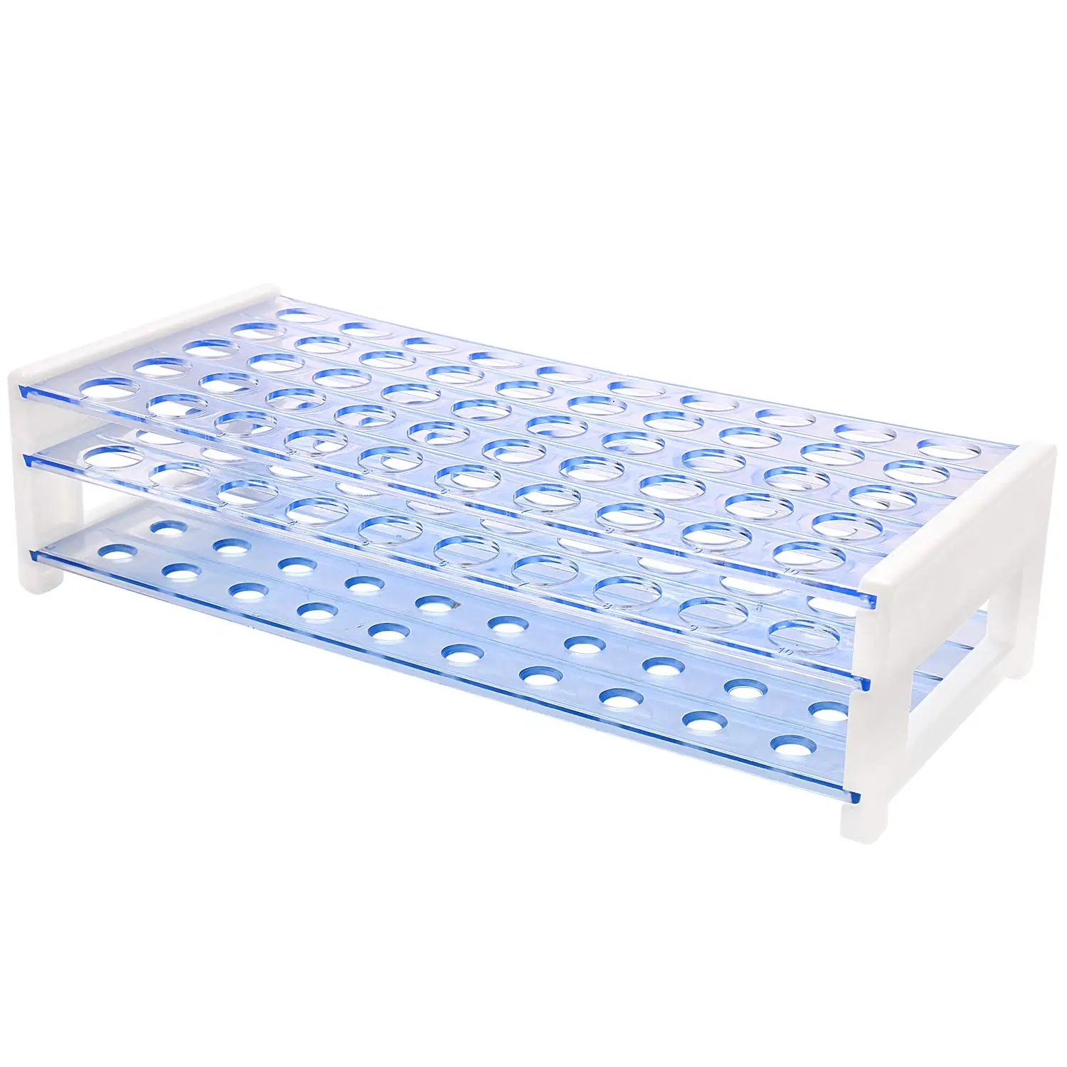 Plastic Test Tube Rack for 13/16 mm Tubes Holds 50 Detachable (Single) chemical instrument Test tube Stand for lab
Plastic Test Tube Rack for 13/16 mm Tubes Holds 50 Detachable (Single) chemical instrument Test tube Stand for lab