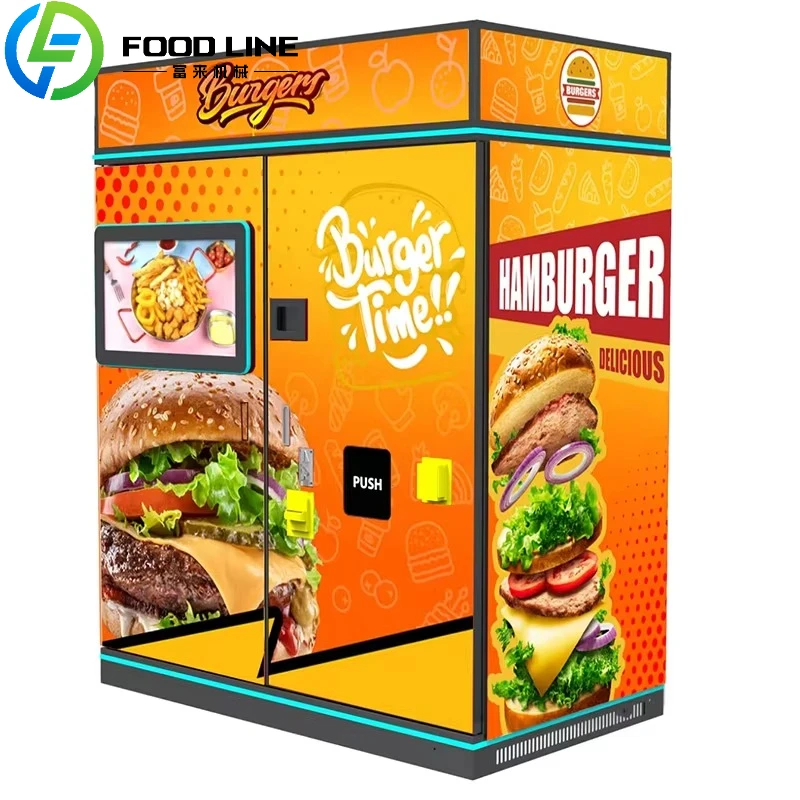Smart Automat Commercial Hamburger Vending Machine Snack Equipment for Serving Hamburgers
Smart Automat Commercial Hamburger Vending Machine Snack Equipment for Serving Hamburgers