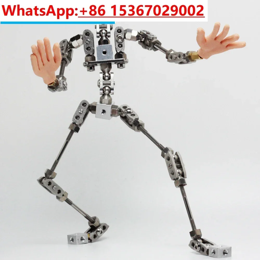 Upgraded Ready-to-assemble PMA-28 28cm high quality stainless steel animation armature puppet for Stop Motion Character
Upgraded Ready-to-assemble PMA-28 28cm high quality stainless steel animation armature puppet for Stop Motion Character