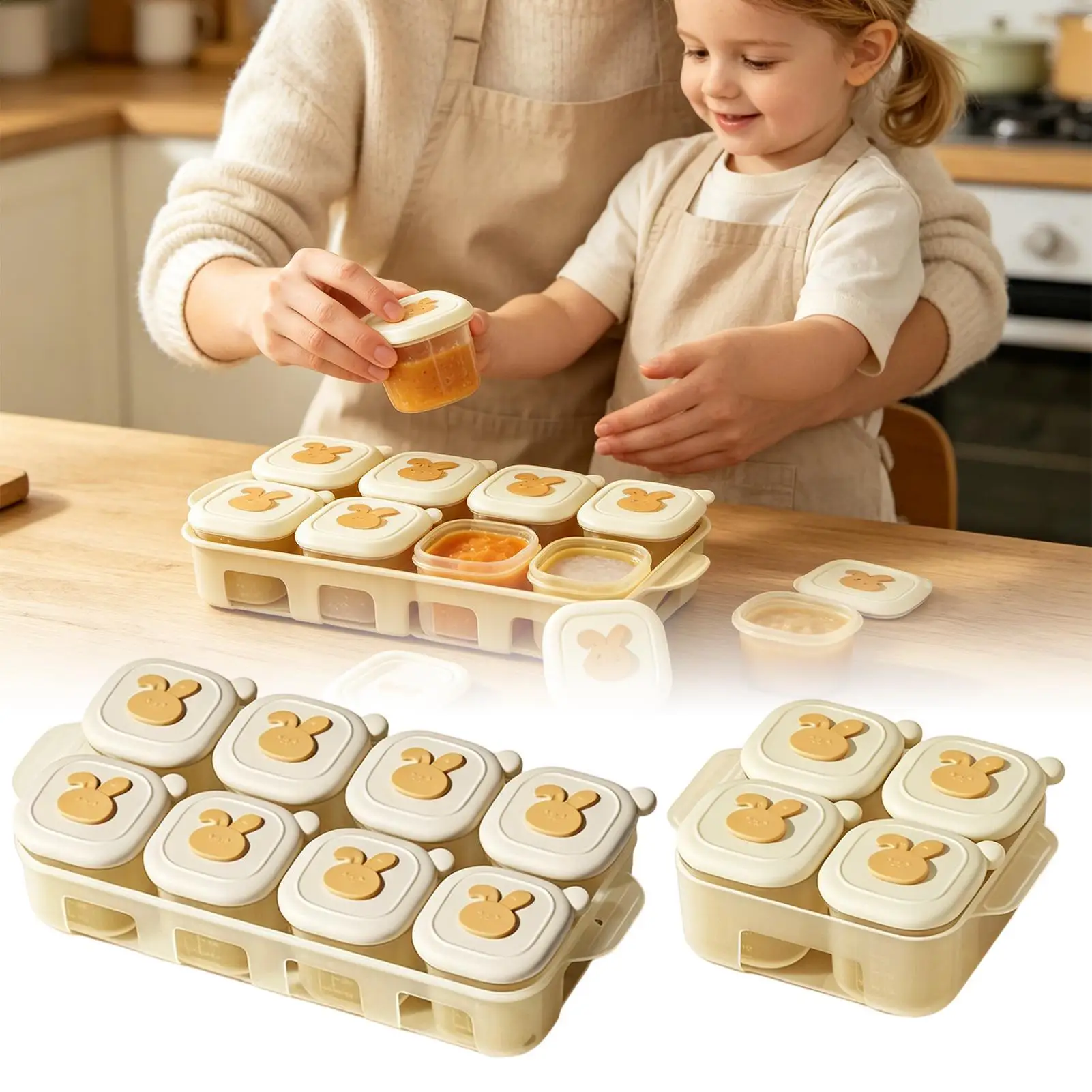 Food Freezer Tray Leakproof Container Kids Food Storage Container For Parents Mothers Babysitters Breast Milk Home Apartment
Food Freezer Tray Leakproof Container Kids Food Storage Container For Parents Mothers Babysitters Breast Milk Home Apartment