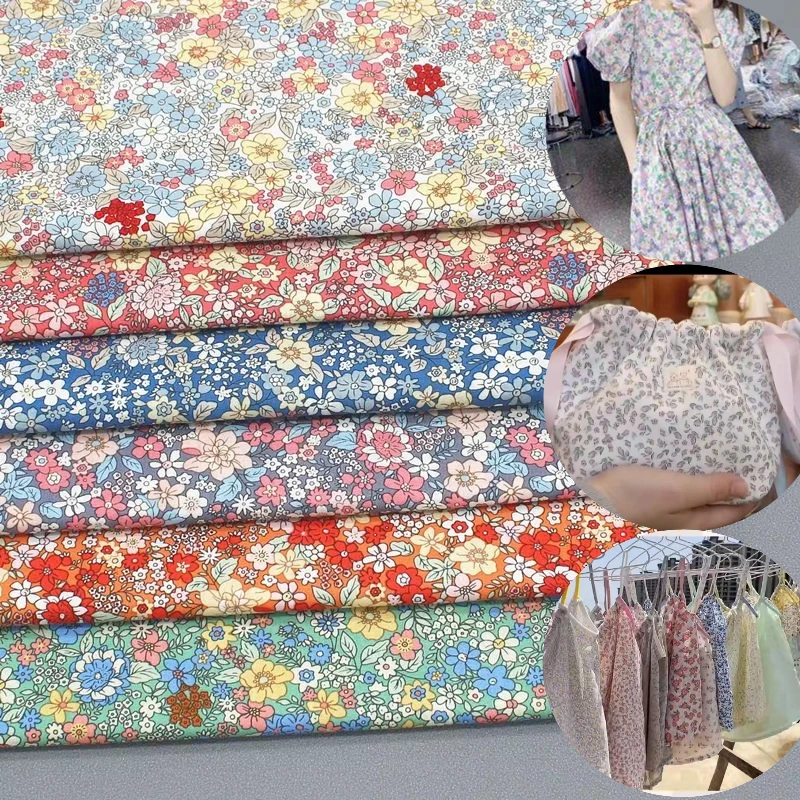 100% Cotton Floral Fabric for Summer Dresses Shirt,Handmade DIY Sewing Bags Accessories Fabric Material By The Meter 1/2/3m
100% Cotton Floral Fabric for Summer Dresses Shirt,Handmade DIY Sewing Bags Accessories Fabric Material By The Meter 1/2/3m