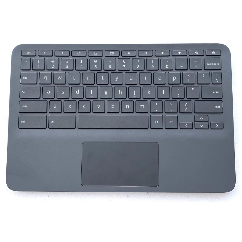 Новый верхний корпус (C-крышка) с подставкой для рук и тачпадом для клавиатуры US для HP Chromebook 11 G8 EE
Новый верхний корпус (C-крышка) с подставкой для рук и тачпадом для клавиатуры US для HP Chromebook 11 G8 EE