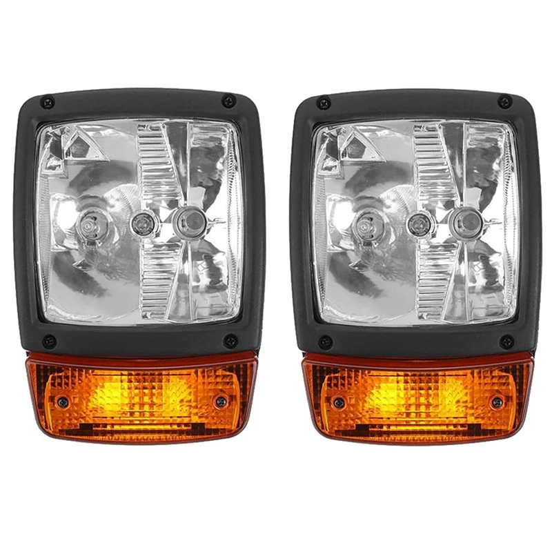 2X 24V Excavator JCB Front LED Headlights Turn Signal Lamp Indicator Work Light For Tractor Telehandler Loader Forklift
2X 24V Excavator JCB Front LED Headlights Turn Signal Lamp Indicator Work Light For Tractor Telehandler Loader Forklift