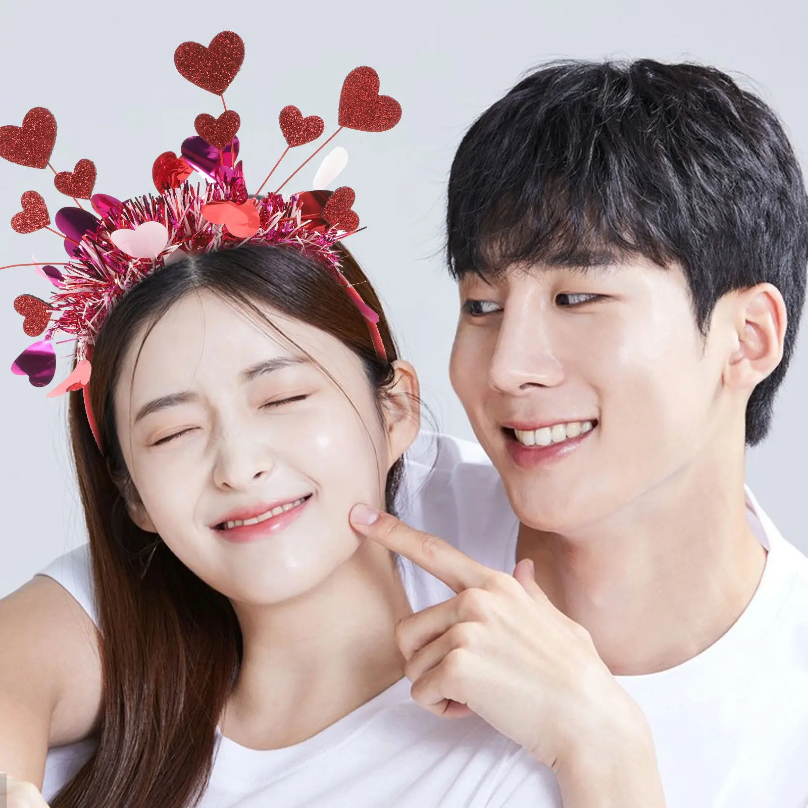 Повязка для волос в форме сердца для женщин, сверкающая, с блестками, свадебный головной убор, на День святого Валентина, для свадебной вечеринки, праздничная, на Новый год, для торжественных мероприятий
Повязка для волос в форме сердца для женщин, сверкающая, с блестками, свадебный головной убор, на День святого Валентина, для свадебной вечеринки, праздничная, на Новый год, для торжественных мероприятий