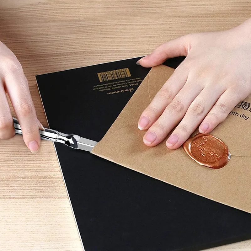 Letter Silver Mail Envelope Hand Slitter Opener
Letter Silver Mail Envelope Hand Slitter Opener