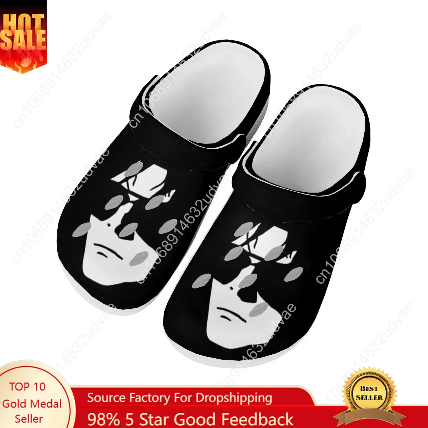 Обувь для воды Andrew Eldritch, мужские и женские подростковые сабо высокого качества для дома и сада, сандалии на заказ, пляжные дышащие тапочки с отверстиями
Обувь для воды Andrew Eldritch, мужские и женские подростковые сабо высокого качества для дома и сада, сандалии на заказ, пляжные дышащие тапочки с отверстиями