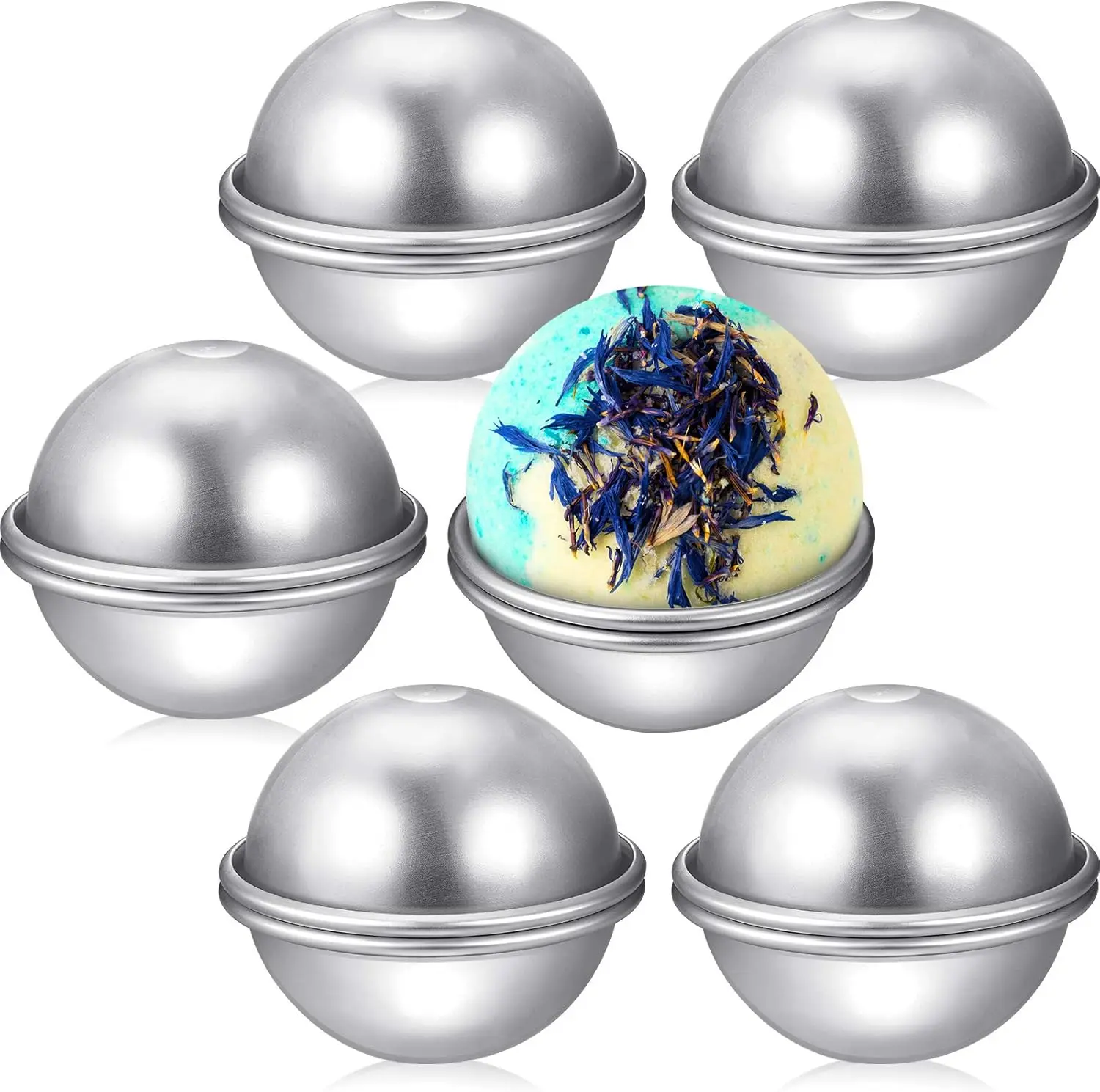 200p Extra Large 8cm Diameter Bath Bomb Molds Mould Aluminum Ellipsoid 3D Cake Mold Pan Baking Pastry Tools Free Shipping ZA4347
200p Extra Large 8cm Diameter Bath Bomb Molds Mould Aluminum Ellipsoid 3D Cake Mold Pan Baking Pastry Tools Free Shipping ZA4347